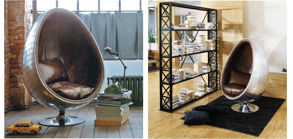 Кресло яйцо Aviator Egg Chair Кресло яйцо Aviator Egg Chair - Loft-Concept в Челябинске