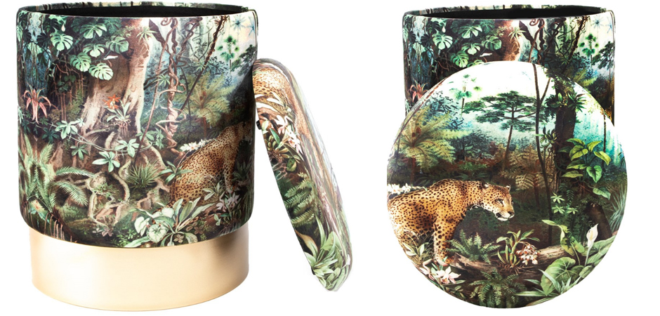 Пуф PUF Jungle Print lynx Пуф PUF Jungle Print lynx - Loft-Concept в Челябинске
