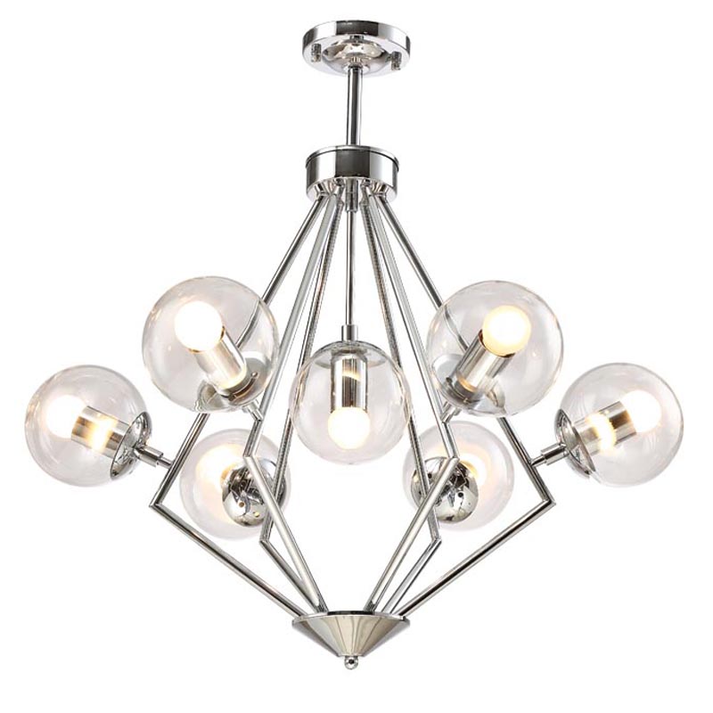 Люстра Liebaud Chandelier 7 lamp Хром Люстра Liebaud Chandelier 7 lamp Хром в Челябинске | Loft Concept
