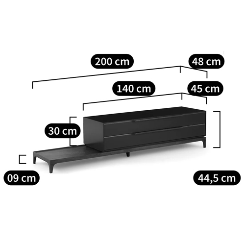 ТВ-тумба  из орехового дерева Marco Wooden TV Stand в Челябинске