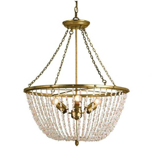 Люстра White Stone Chandelier Белый Люстра White Stone Chandelier Белый в Челябинске | Loft Concept
