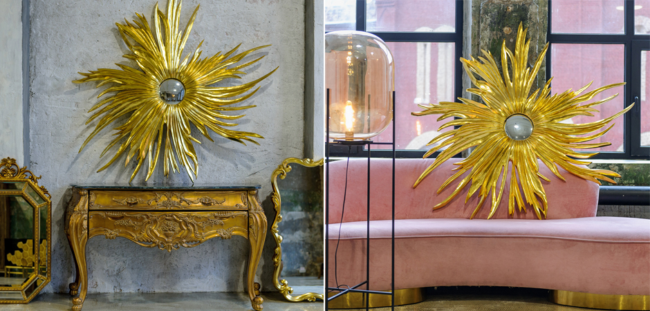 Зеркало Flower Sun Mirror Зеркало Flower Sun Mirror - Loft-Concept в Челябинске