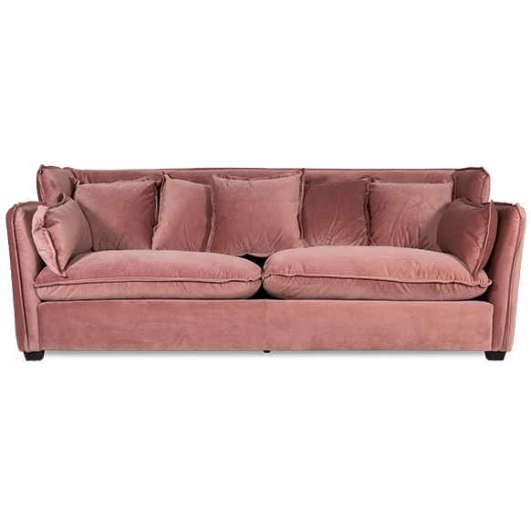 Диван Velwish rose Розовый пастельный Диван Velwish rose Розовый пастельный в Челябинске | Loft Concept