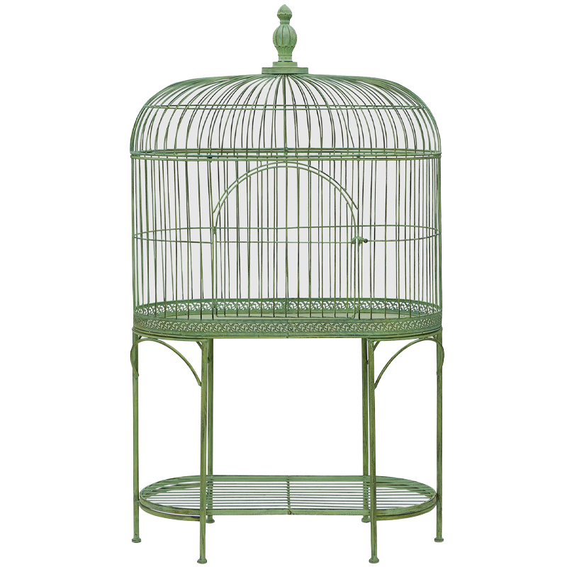 Декоративная клетка Bird Античный зеленый Декоративная клетка Bird Античный зеленый в Челябинске | Loft Concept