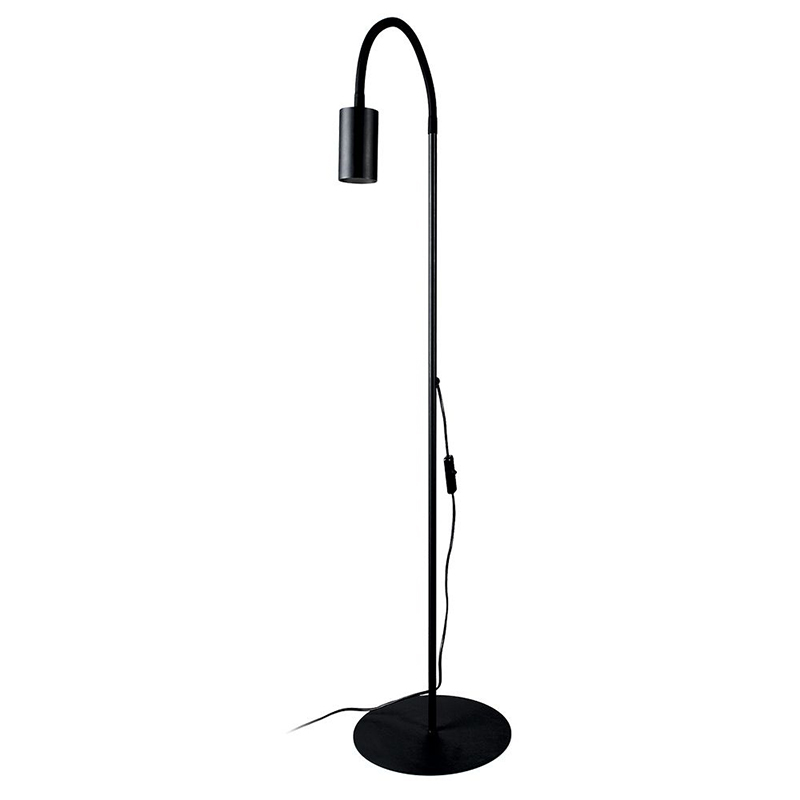 Торшер Noor Trumpet Floor Lamp black Черный в Челябинске | Loft Concept 