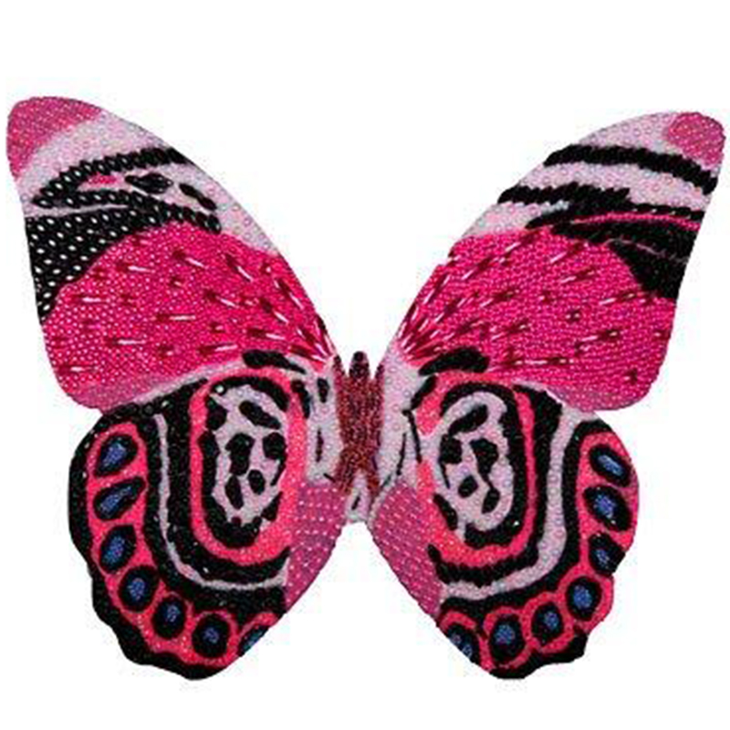 Картина "Pink and Black Mini Butterfly Cut Out" Мульти Картина "Pink and Black Mini Butterfly Cut Out" Мульти в Челябинске | Loft Concept