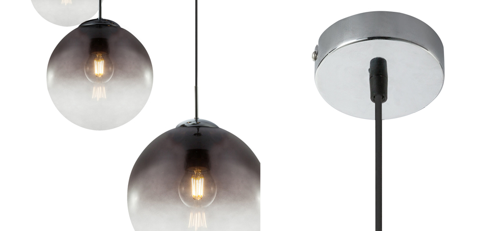 Светильник Ball Sunrise Pendant lamp smok 1 плафон Светильник Ball Sunrise Pendant lamp smok 1 плафон - Loft-Concept в Челябинске