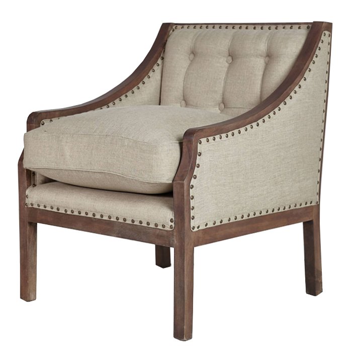 Кресло Shelter Arm Chair Бежевый Кресло Shelter Arm Chair Бежевый в Челябинске | Loft Concept