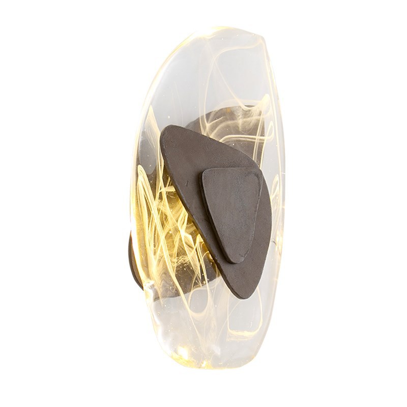 Бра Transparent Pebbles Sconces Темная бронза Прозрачный в Челябинске | Loft Concept 