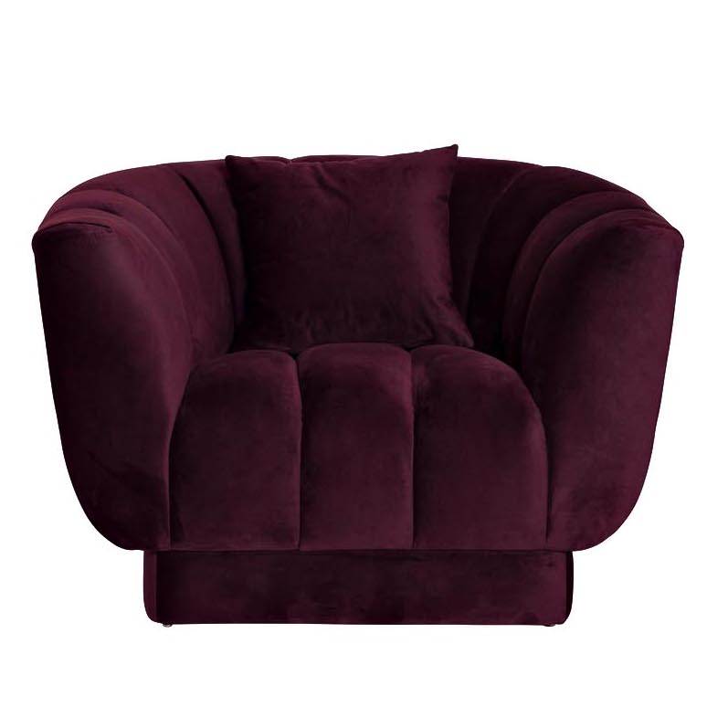 Кресло Miss Armchair Пурпурно-фиолетовый Кресло Miss Armchair Пурпурно-фиолетовый в Челябинске | Loft Concept