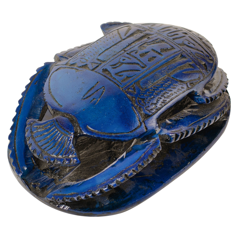 Статуэтка Скарабей Scarab Beetle blue Синий Статуэтка Скарабей Scarab Beetle blue Синий в Челябинске | Loft Concept