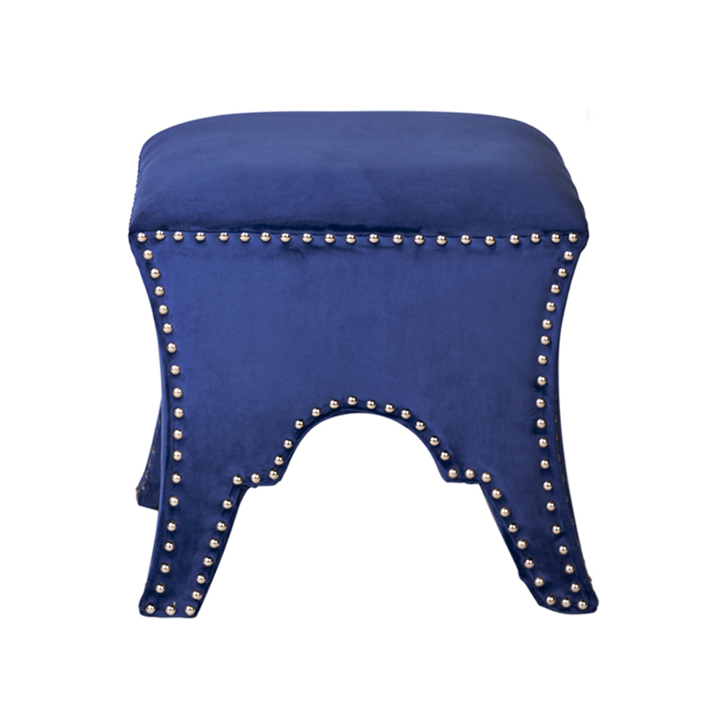 Пуф Pouf Blue Velor Синий Пуф Pouf Blue Velor Синий в Челябинске | Loft Concept