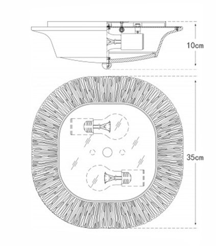 Потолочный светильник Utopia Round Sconce Gold Потолочный светильник Utopia Round Sconce Gold в Челябинске
