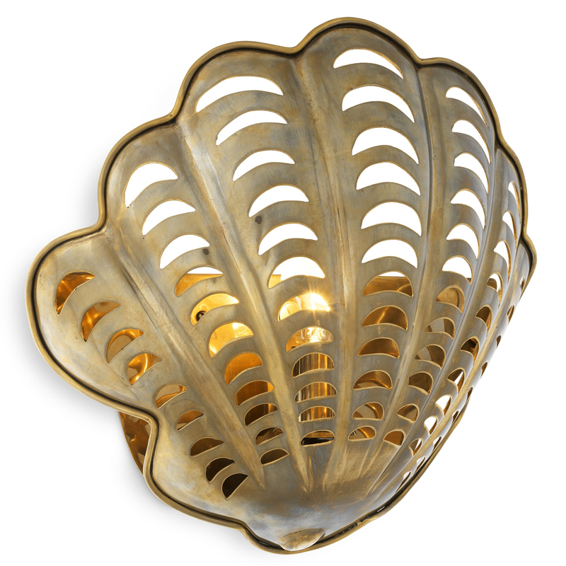 Бра Eichholtz Wall Lamp Larabee Винтажная латунь Бра Eichholtz Wall Lamp Larabee Винтажная латунь в Челябинске | Loft Concept