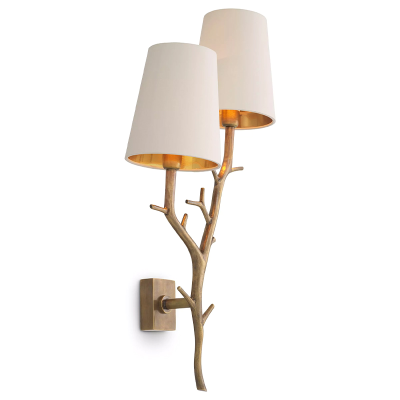 Бра Eichholtz Wall Lamp Syracuse Латунь Белый Бра Eichholtz Wall Lamp Syracuse Латунь Белый в Челябинске | Loft Concept