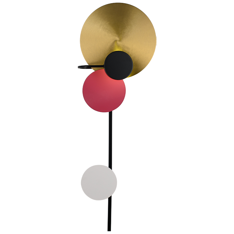 Бра PLANET LAMP METTE SCHELDE red Золотой Красный Черный Белый Бра PLANET LAMP METTE SCHELDE red Золотой Красный Черный Белый в Челябинске | Loft Concept