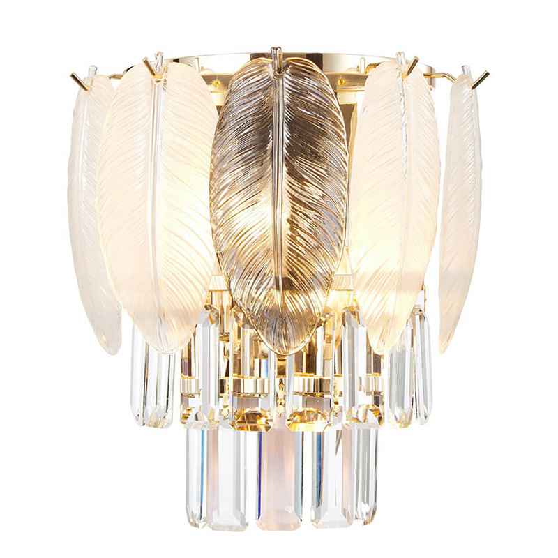 Бра Crystal in Petals Wall Lamp Глянцевое золото Бра Crystal in Petals Wall Lamp Глянцевое золото в Челябинске | Loft Concept