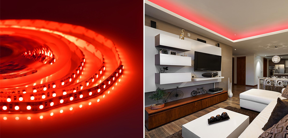 Светодиодная лента 4,8W/m 60LED/m 3528SMD красный 5M Светодиодная лента 4,8W/m 60LED/m 3528SMD красный 5M - Loft-Concept в Челябинске