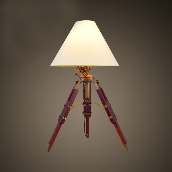 Настольная лампа Table Standing Lamp Red Бургундский красный Настольная лампа Table Standing Lamp Red Бургундский красный в Челябинске | Loft Concept