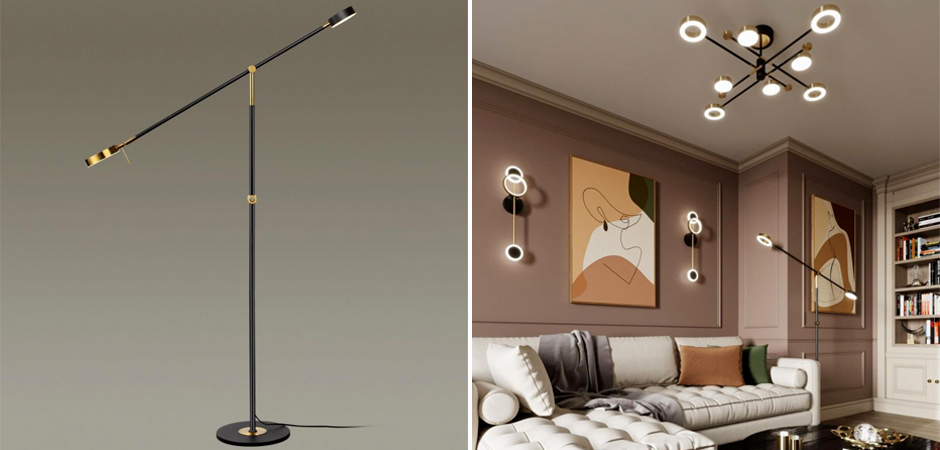 Торшер с регулировкой Bendik Lighting Торшер с регулировкой Bendik Lighting - Loft-Concept в Челябинске