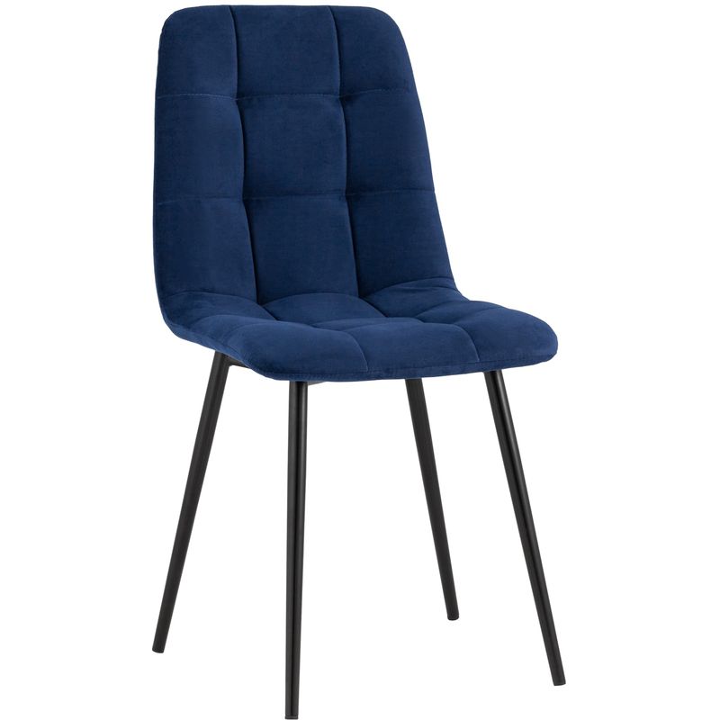 Стул NANCY S-2 Chair Синий Индиго Индиго Черный Стул NANCY S-2 Chair Синий Индиго Индиго Черный в Челябинске | Loft Concept