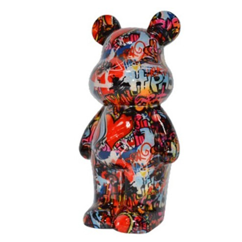 Статуэтка Graffiti Bear red Мульти Статуэтка Graffiti Bear red Мульти в Челябинске | Loft Concept