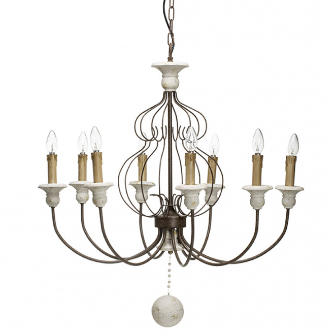 Люстра Vinta chandelier Белый Темная бронза в Челябинске | Loft Concept 