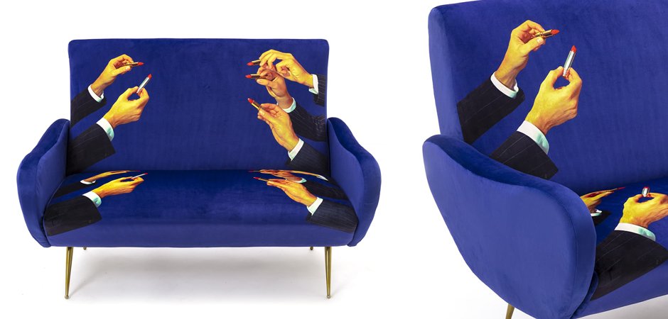 Диван Seletti Sofa Two Seater Lipsticks Диван Seletti Sofa Two Seater Lipsticks - Loft-Concept в Челябинске