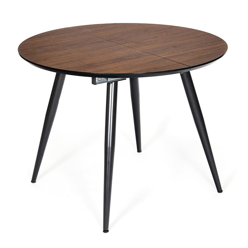 Стол раскладной Dark Walnut Грецкий орех Черный Стол раскладной Dark Walnut Грецкий орех Черный в Челябинске | Loft Concept