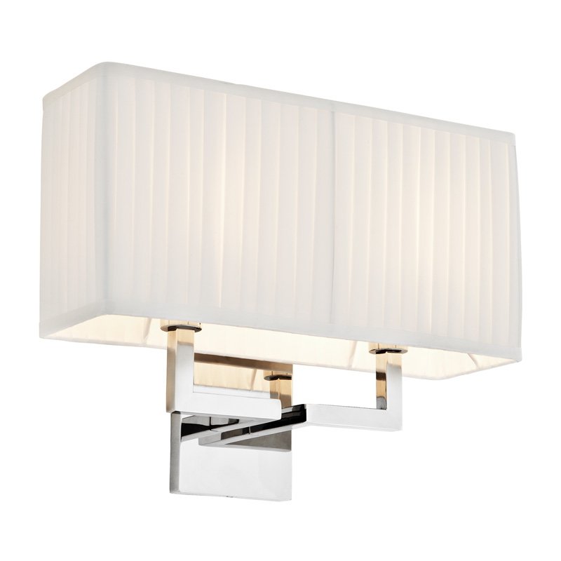 Бра Wall Lamp Westbrook Nickel Никель Белый Бра Wall Lamp Westbrook Nickel Никель Белый в Челябинске | Loft Concept