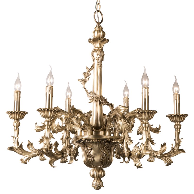 Люстра Baroque Chandelier Латунь Люстра Baroque Chandelier Латунь в Челябинске | Loft Concept