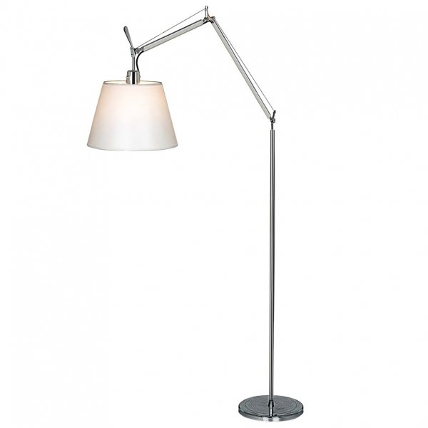 Напольная лампа Tolomeo Terra Mega Белый Хром Напольная лампа Tolomeo Terra Mega Белый Хром в Челябинске | Loft Concept