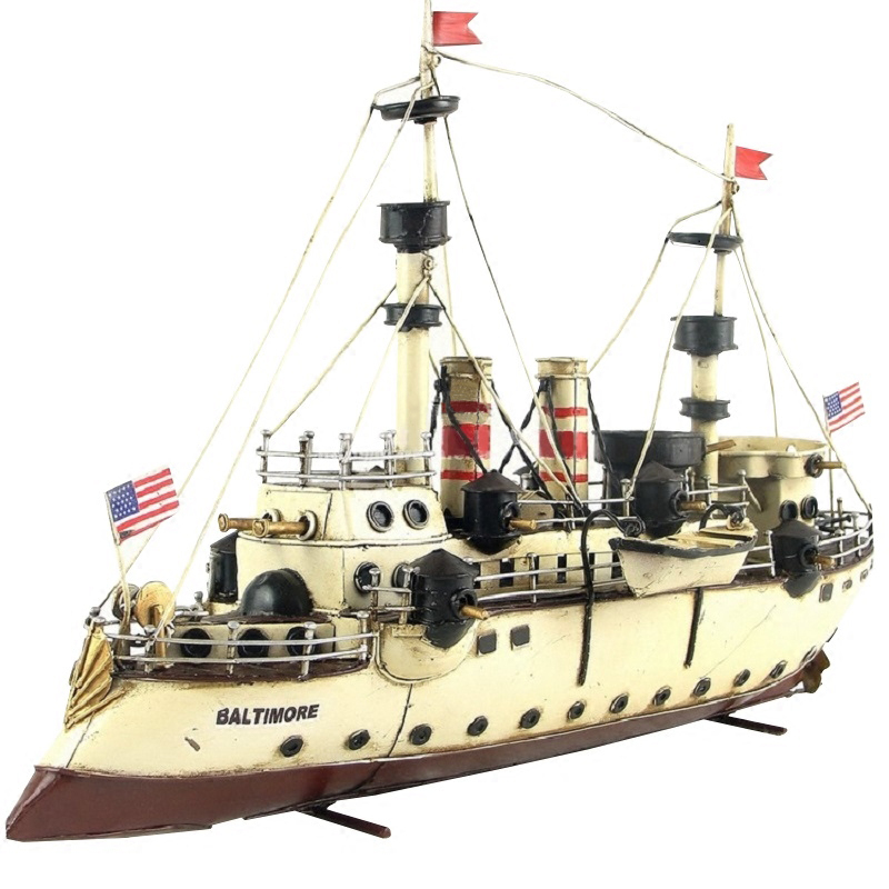 Статуэтка Baltimore Ship Бежевый Коричневый Статуэтка Baltimore Ship Бежевый Коричневый в Челябинске | Loft Concept