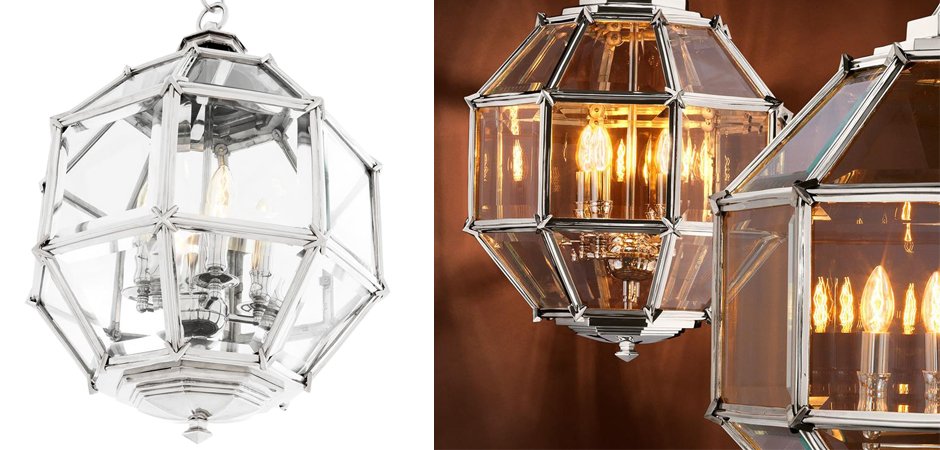 Люстра Lantern Owen Nickel S - Loft-Concept в Челябинске