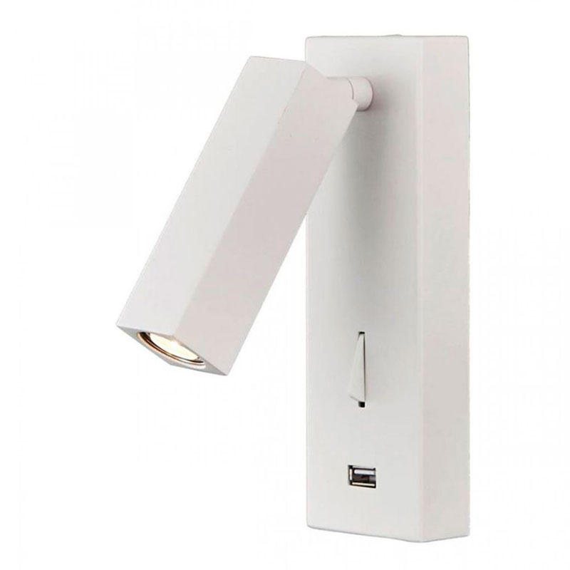 Бра Chelsom WALL LED DOCK White USB Белый Бра Chelsom WALL LED DOCK White USB Белый в Челябинске | Loft Concept