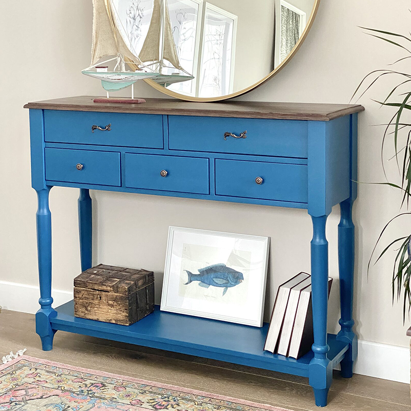 Консоль Jailene Console Синий Консоль Jailene Console Синий в Челябинске | Loft Concept