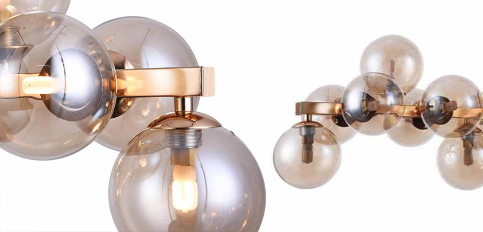 Люстра Berries Chandelier Rectangle Amber 120 Люстра Berries Chandelier Rectangle Amber 120 - Loft-Concept в Челябинске