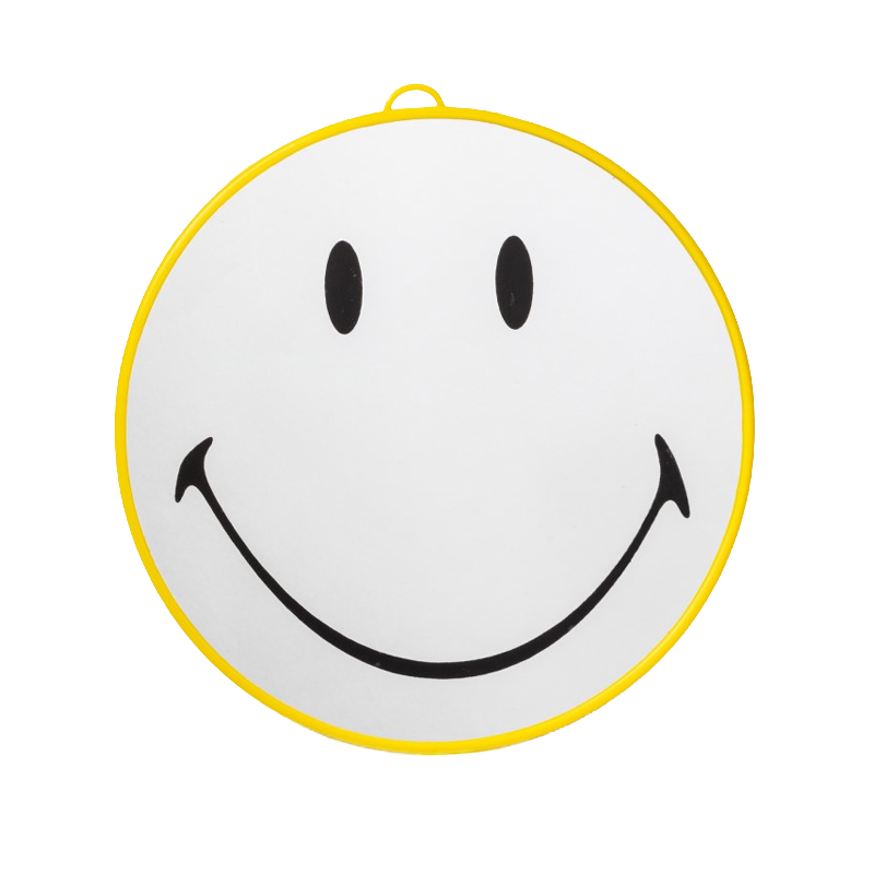 Зеркало Seletti Smiley Желтый Черный Зеркало Seletti Smiley Желтый Черный в Челябинске | Loft Concept