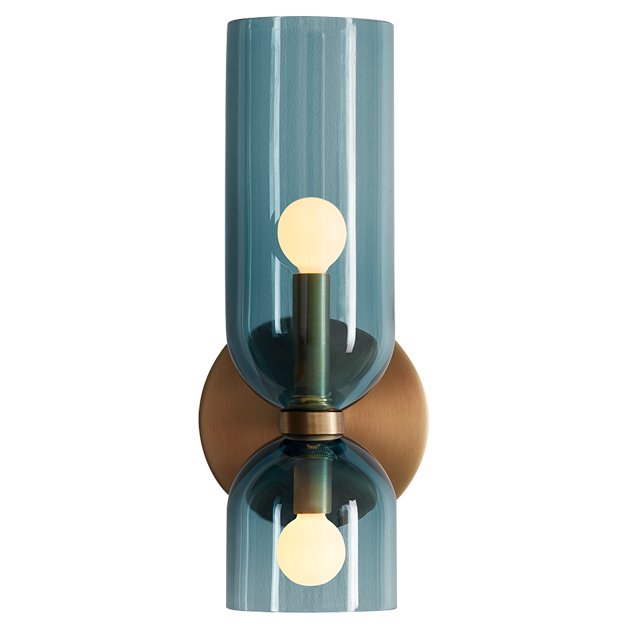 Бра Lightmaker Studio Edie Sconce Blue Медь Синий Бра Lightmaker Studio Edie Sconce Blue Медь Синий в Челябинске | Loft Concept