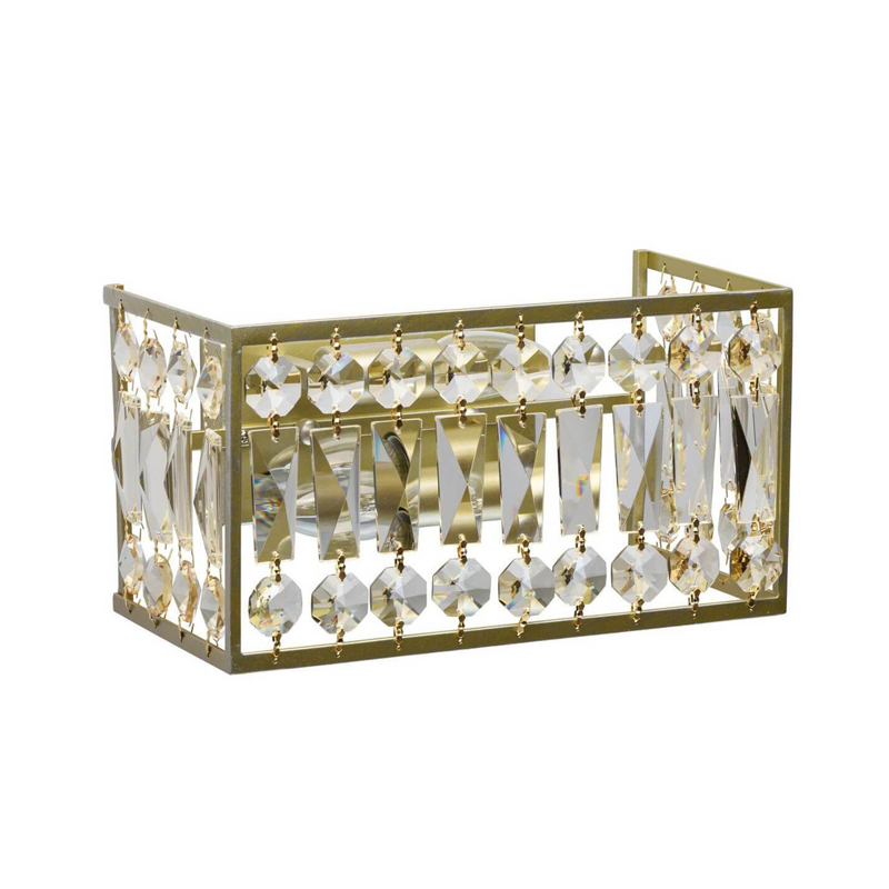 Бра Crystal Inserts Lamp Золотой Прозрачное Стекло Бра Crystal Inserts Lamp Золотой Прозрачное Стекло в Челябинске | Loft Concept