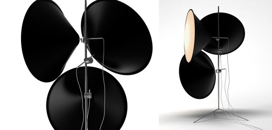 Торшер Tom Dixon Cone Black Торшер Tom Dixon Cone Black - Loft-Concept в Челябинске