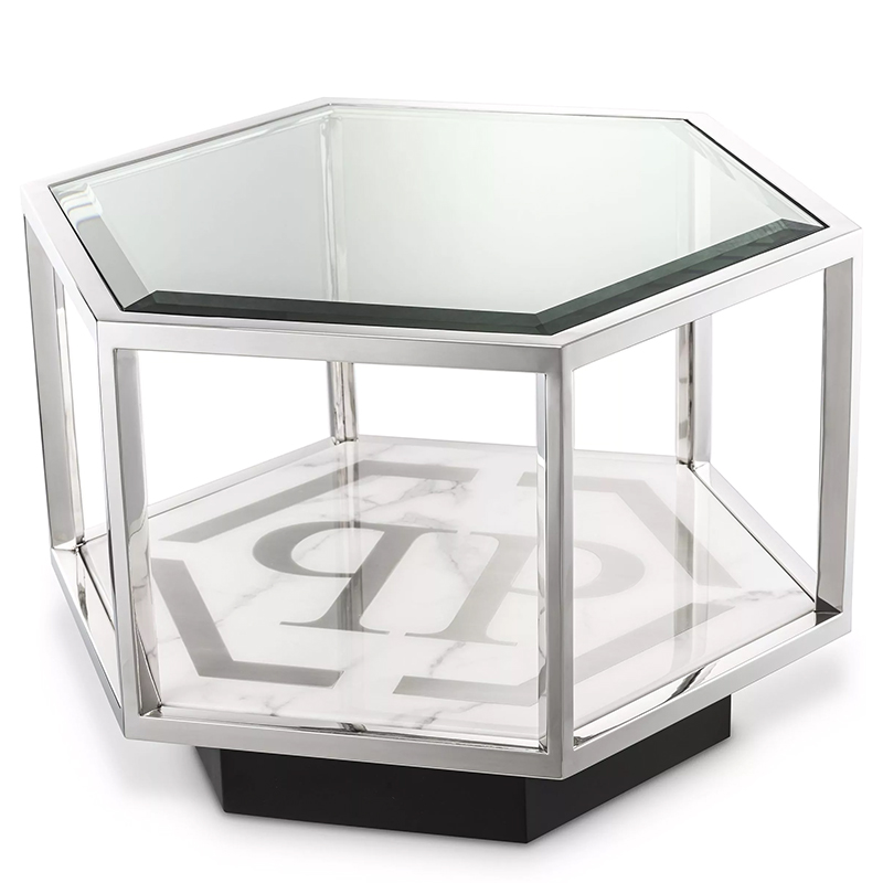 Приставной стол Philipp Plein Side Table Falcon View Chrome Хром Белый Мрамор Bianco Серый Черный Прозрачное Стекло Приставной стол Philipp Plein Side Table Falcon View Chrome Хром Белый Мрамор Bianco Серый Черный Прозрачное Стекло в Челябинске | Loft Concept