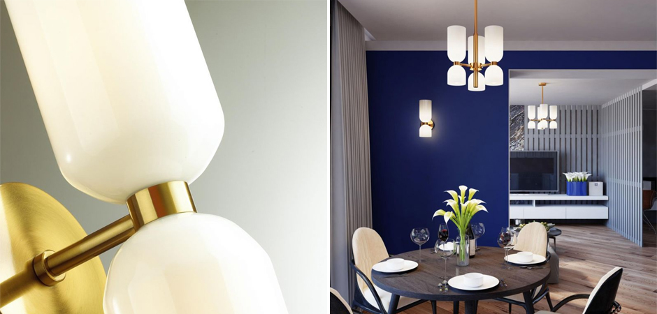 Бра Articolo Double Cup Золотое Бра Articolo Double Cup Золотое - Loft-Concept в Челябинске