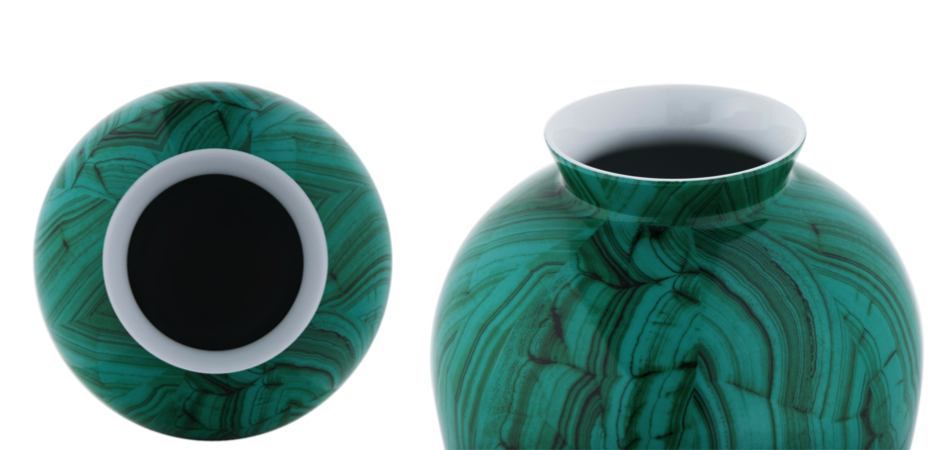 Ваза Malachite Vase barrel Ваза Malachite Vase barrel - Loft-Concept в Челябинске