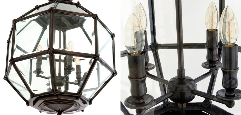 Люстра Lantern Owen Bronze M - Loft-Concept в Челябинске