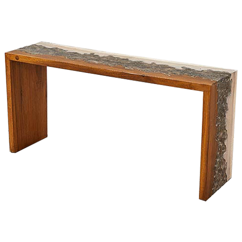 Консоль Current Tree Console Коричневый Серый Бежевый Консоль Current Tree Console Коричневый Серый Бежевый в Челябинске | Loft Concept
