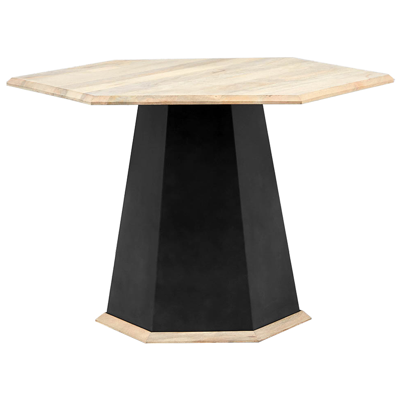 Обеденный стол Xanthe Hexagonal Dining Table Черный ivory ( слоновая кость ) Обеденный стол Xanthe Hexagonal Dining Table Черный ivory ( слоновая кость ) в Челябинске | Loft Concept