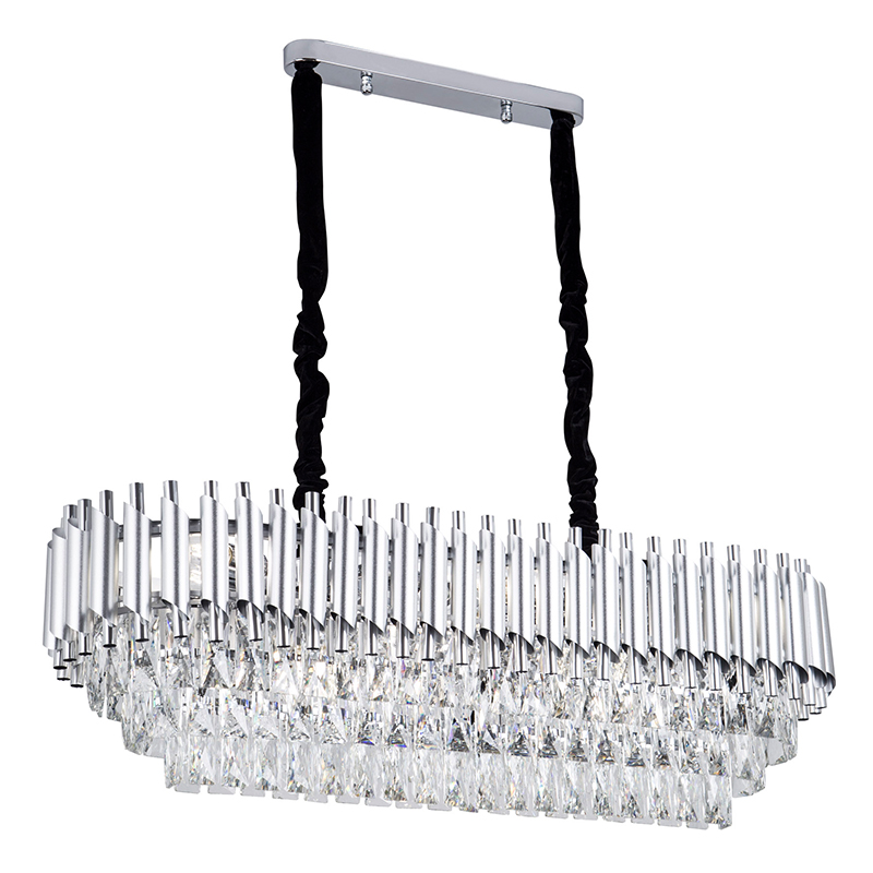 Большая многоярусная люстра Empire Crystal Silver Серебряный Большая многоярусная люстра Empire Crystal Silver Серебряный в Челябинске | Loft Concept