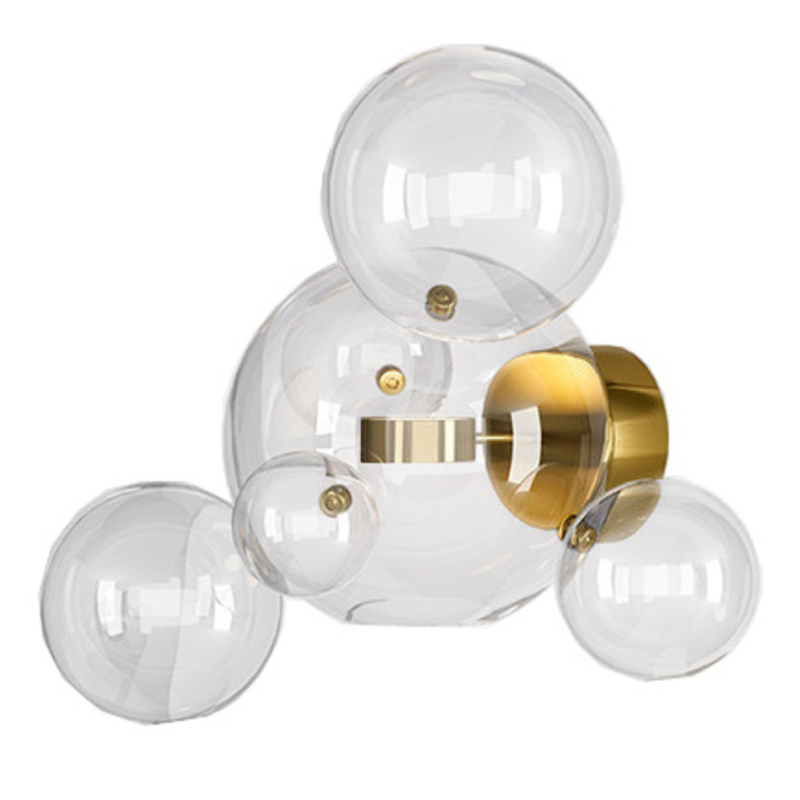 Бра Giopato & Coombes Bolle Wall 04 Bubbles Латунь Прозрачное Стекло Бра Giopato & Coombes Bolle Wall 04 Bubbles Латунь Прозрачное Стекло в Челябинске | Loft Concept