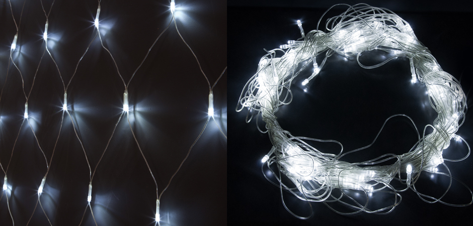 Гирлянда-Сетка Белым свет диодов - Loft-Concept в Челябинске